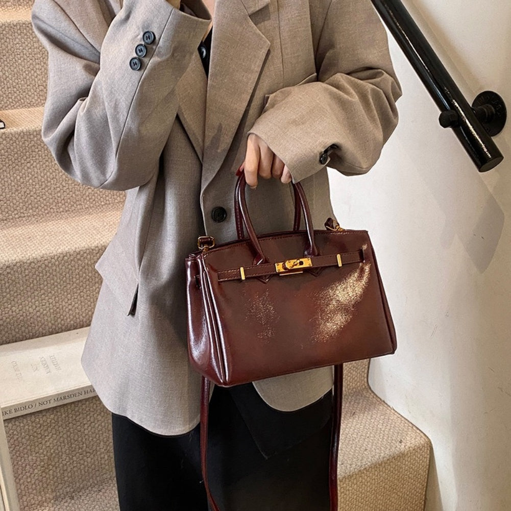 code: 9, Vintage niche luxury kelly bag --Big and small size