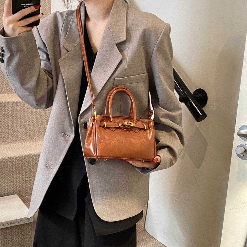 code: 9, Vintage niche luxury kelly bag --Big and small size