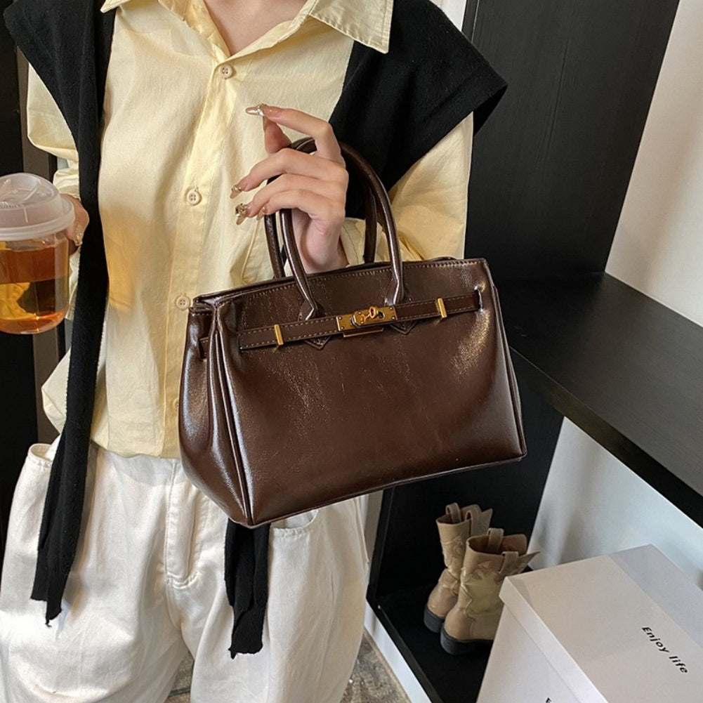 code: 9, Vintage niche luxury kelly bag --Big and small size